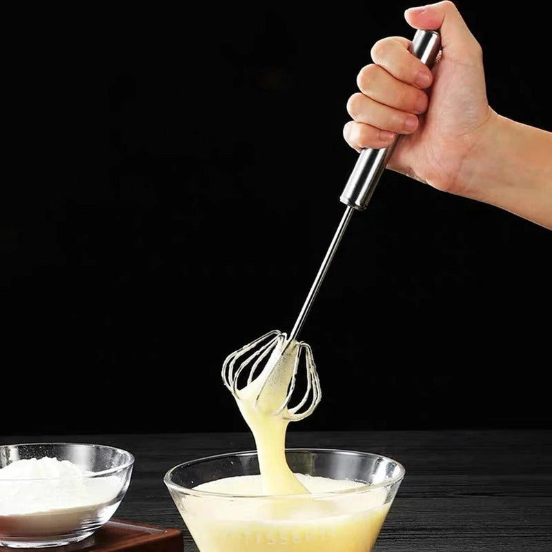 ( Compre 1 e Leve 2) Misturador Semiautomático MixFácil™  em Aço Inoxidável / A Praticidade que Transforma o Preparo!